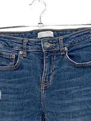 Vorschaubild 2 von Damen Jeans Slim Fit Größe 36 Blau Casual