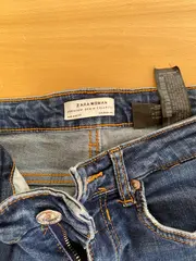 Vorschaubild 3 von Damen Jeans Slim Fit Größe 36 Blau Casual