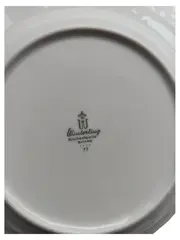 Vorschaubild 2 von Kirchenlamitz Bavaria Suppenteller Porzellan Braun Rand 22cm