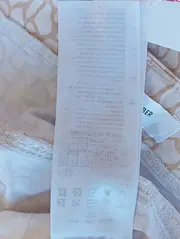 Vorschaubild 4 von Damen Stoffhose Gr. 42 XL Beige Grafisch Casual Elegant