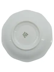 Vorschaubild 3 von Bavaria Unterteller Untertasse 15 cm Weiß Blumenmuster Goldrand