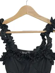 Vorschaubild 5 von Damen Body mit Rüschen Schwarz Gr. 34/XS