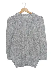 Vorschaubild 1 von Damen Pullover Gr. 42 XL Mehrfarbig Meliert Strick Casual Herbst Winter