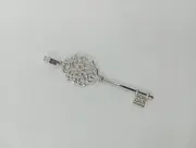 Vorschaubild 1 von Schlüsselanhänger Damen Silber Elegant Strass Design 9cm