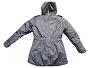 Vorschaubild 2 von Kinder Winterjacke Gr. 176 Grau Casual mit Kapuze Fellbesatz