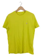 Vorschaubild 1 von Herren T-Shirt Gr. 50/L Gelb Casual Logo Print Baumwolle