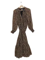 Vorschaubild 1 von MNG Damen Sommerkleid geblümt Elegant Mehrfarbig Gr. 34;XS