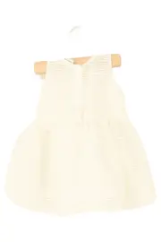Vorschaubild 2 von BABY festliches Kleid Kinder Gr. 68 Weiß Elegant Babykleid