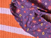 Vorschaubild 3 von Langarmshirt Mädchen Gr. 98 Lila Sterne Baumwolle