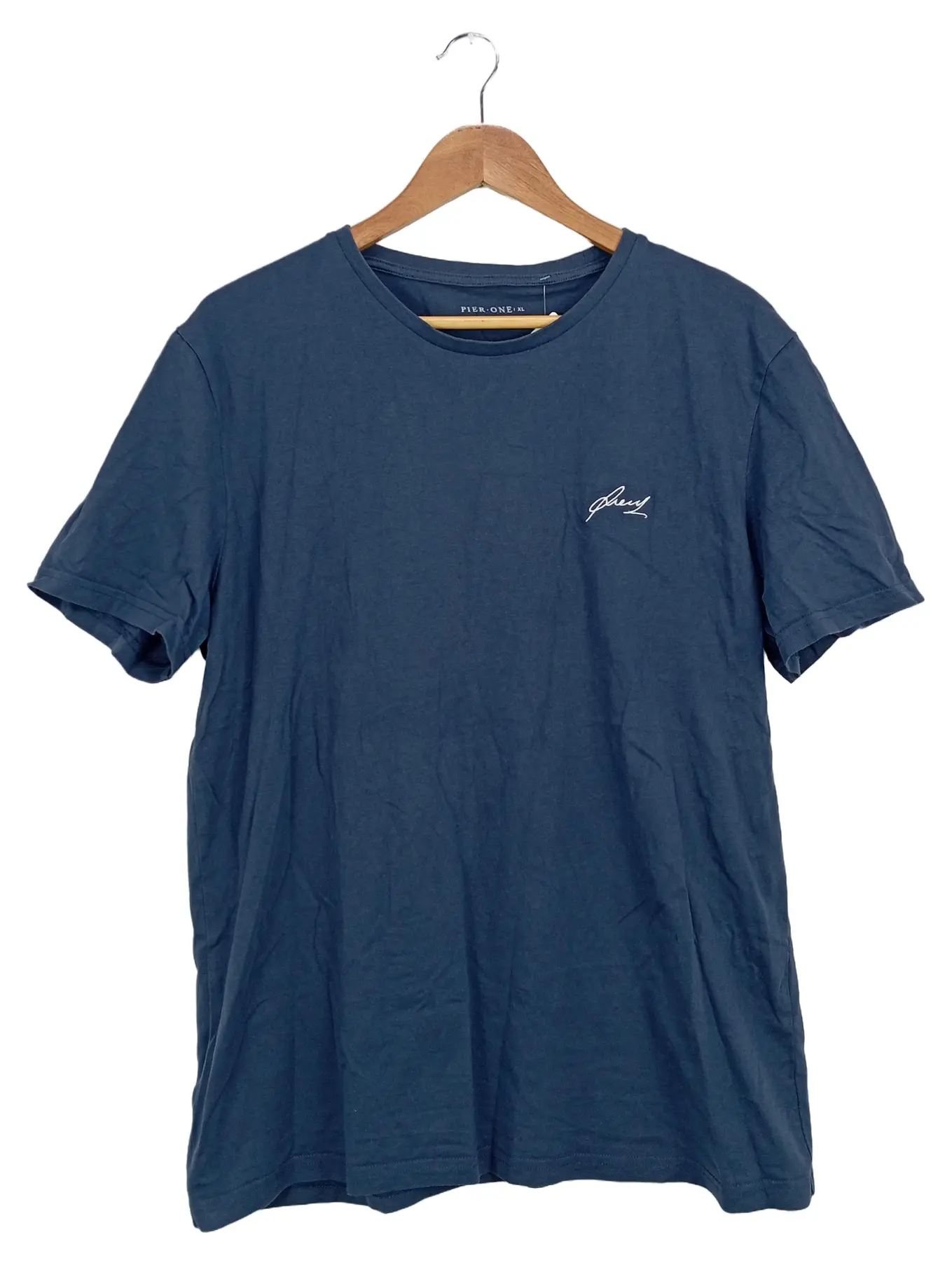 PIER ONE T-Shirt Herren XL Blau Casual