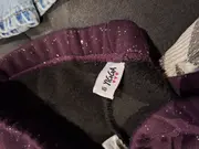 Vorschaubild 4 von Kinder Mädchen Leggings Lila Glitzer Gr. 140 Freizeit Baumwolle