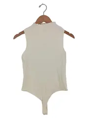 Vorschaubild 1 von Damen Body Gr. 38/M Beige Basic Rippstrick Ärmellos