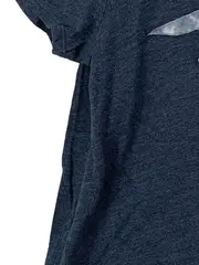 Vorschaubild 3 von Damen T-Shirt Logo Print Blau Gr. M 38 Kurzarm Baumwolle Casual