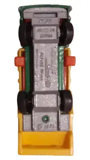 Vorschaubild 4 von Müllwagen Gelb Grün Metall Kunststoff Spielzeug Auto Sammler