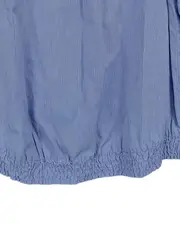 Vorschaubild 4 von edc Damen Bluse Langarm Blau Gestreift Gr. 34/XS Casual Raffungen Baumwolle