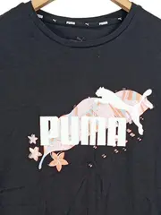Vorschaubild 2 von Damen Sport T-Shirt mit Logo Gr. 38;M Schwarz Kurzarm