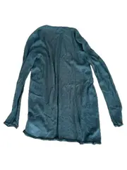 Vorschaubild 5 von Taifun Damen Strickjacke Gr. 34/XS Grün Viskose Cardigan Offen