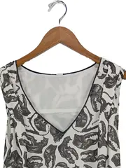 Vorschaubild 2 von Damen Freizeitkleid Knochenmuster Mehrfarbig Gr. 38/M Baumwolle Casual