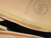 Vorschaubild 4 von Damen Pantoletten Beige Gr. 39 Leder Sommer