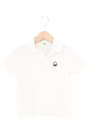 Vorschaubild 1 von Kinder Poloshirt Gr. 98 Weiß Kurzarm