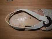 Vorschaubild 5 von Damen Sandaletten Gr. 37,5 Silber Leder Komfort Sommer