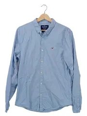 Vorschaubild 1 von Herren Freizeithemd Langarm Blau Gr. M Casual