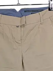 Vorschaubild 2 von Chino Stoffhose Damen Beige Baumwolle Gr. M L28 Casual