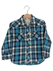 Vorschaubild 1 von Jungen Freizeithemd kariert Gr. 92/98 Baumwolle mehrfarbig