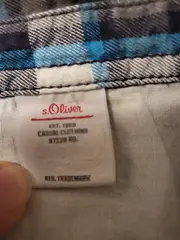 Vorschaubild 5 von Jungen Freizeithemd kariert Gr. 92/98 Baumwolle mehrfarbig