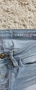 Vorschaubild 4 von EDC Damen Jeans Straight Leg W27 L32 Blau Casual