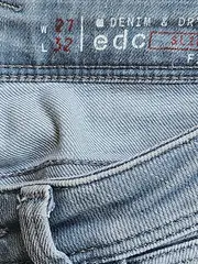 Vorschaubild 5 von EDC Damen Jeans Straight Leg W27 L32 Blau Casual