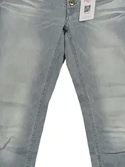 Vorschaubild 2 von EDC Damen Jeans Straight Leg W27 L32 Blau Casual