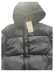 Vorschaubild 4 von Damen Steppjacke Pufferjacke Kapuze Schwarz Gr. M Winterjacke