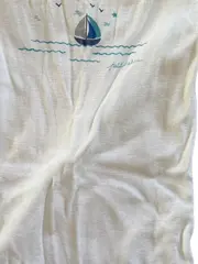 Vorschaubild 2 von Baby Body Gr. 80 Baumwolle Weiß Kurzarm Grafisch Logo