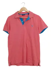 Vorschaubild 1 von Poloshirt Herren Rosa Gr. 48;M Casual Baumwolle Elasthan