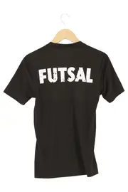 Vorschaubild 2 von Herren Sport Shirt Futsal Trikot gestreift Schwarz Weiß Gr. 44/XS