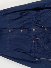 Vorschaubild 5 von Mädchen Parka Jacke Gr. 146 Blau Baumwolle Kapuze