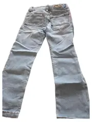 Vorschaubild 3 von Kinder Mädchen Jeans Slim Fit Gr. 110 Hellblau Light Denim