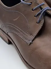 Vorschaubild 4 von Herren Schnürschuhe Derby Leder Braun Gr. 42 Business Elegant