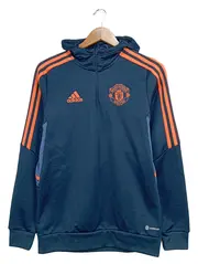 Vorschaubild 1 von Manchester United Kapuzenpullover Kinder Gr. 176 Blau Orange Aeroready