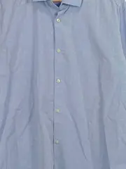 Vorschaubild 3 von Herren Business Hemd Langarm Blau Gr. 50/L Baumwolle