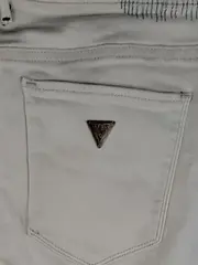 Vorschaubild 5 von Los Angeles Damen Jeans Jegging Skinny Fit W27 Beige Patches