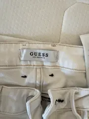 Vorschaubild 6 von Los Angeles Damen Jeans Jegging Skinny Fit W27 Beige Patches