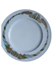 Vorschaubild 1 von Studio-Linie Essteller Blumen Vogel Porzellan Weiß 21.5 cm
