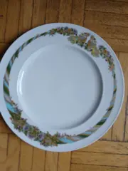 Vorschaubild 4 von Studio-Linie Essteller Blumen Vogel Porzellan Weiß 21.5 cm