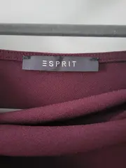 Vorschaubild 6 von Damen Shirt Wasserfallausschnitt Bordeaux Gr. S Elegant