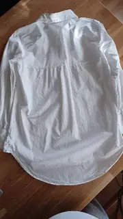 Vorschaubild 4 von Damen Bluse Hemdbluse Weiß Gestreift Klassisch Gr. S/36