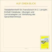 Vorschaubild 2 von Klett Découvertes 2 Série jaune Vokabellernheft Französisch 2. Lernjahr Buch