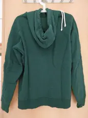 Vorschaubild 2 von Damen Kapuzenpullover Hoodie Logo-Print Grün Gr. L