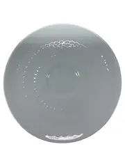 Vorschaubild 1 von Apart Untertasse Porzellan Grau 11cm Klassisch Strukturmuster